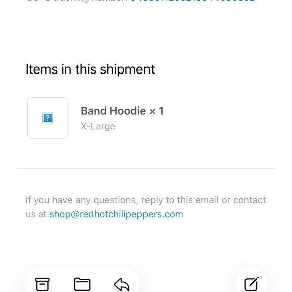 Red Hot Chili Peppers tour hoodie - Picture 8 of 10